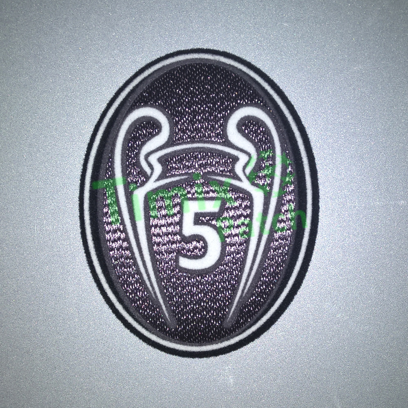 UEFA Champions League 5 Times Trophy Patch / Badge 2013 ...