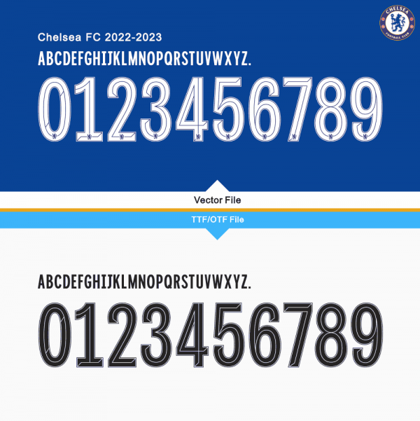 Manchester City 2023-2024 Font & Vector - Download