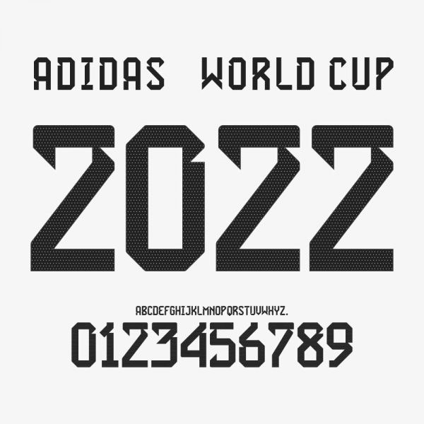 Adidas 2022 World Cup Kit Font Vector IronOn Sticker