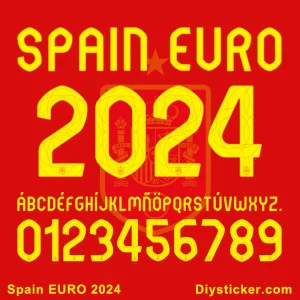 Spain EURO 2024 Font Download