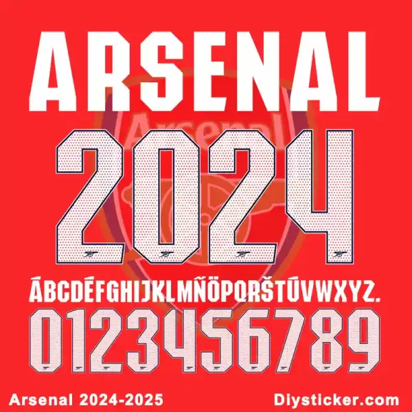 Arsenal 2024-25 Font Download