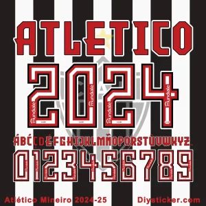 Atlético Mineiro 2024-25 Font Download