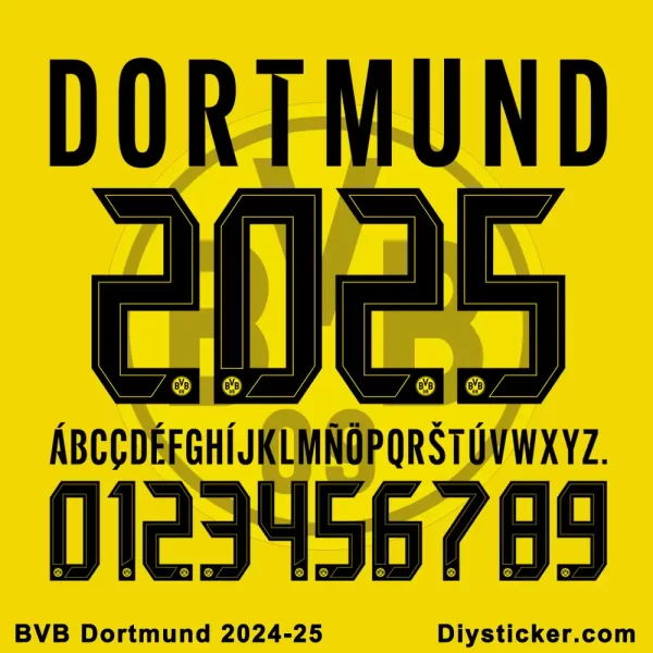 All-New Dortmund 2024-25 Font Download