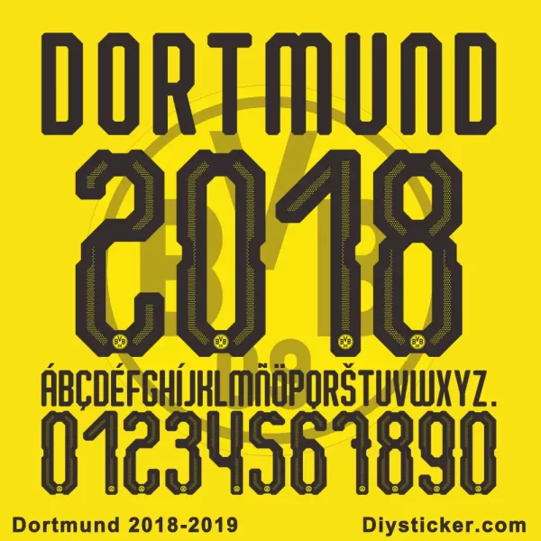 Dortmund 2018-2019 Font