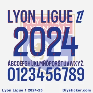 Olympique Lyon 2024-25 Font Download