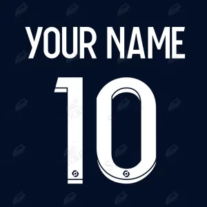 PSG 2021-2022 Ligue 1 Nameset