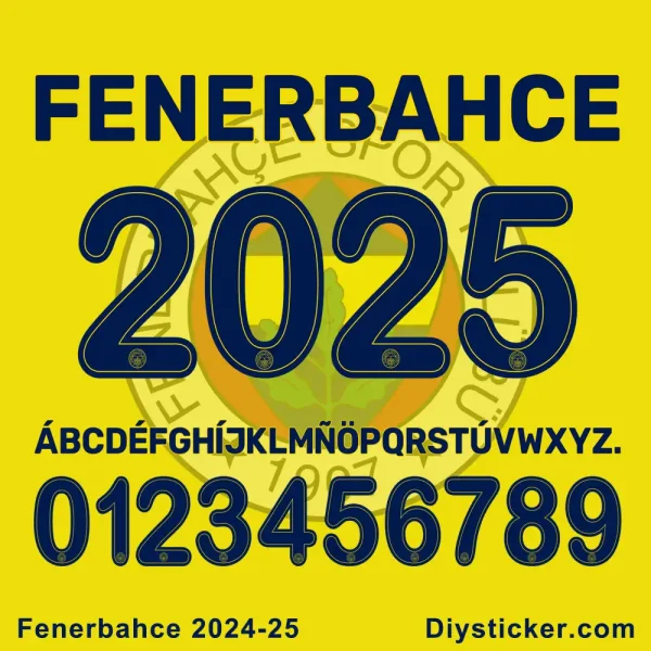 Fenerbahce 2024-25 Font