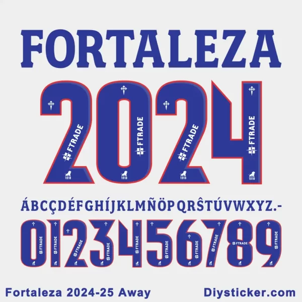 Fortaleza 2024-25 Away Font