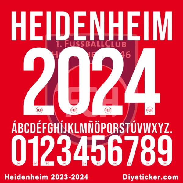 Heidenheim 2023-2024 Font