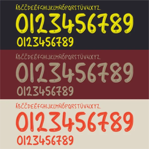 Mancity 2024-25 font Kit Download for fans