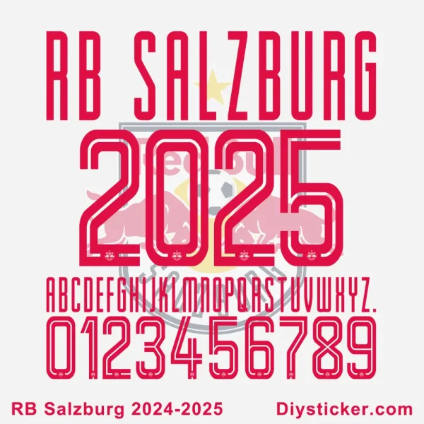 RB Salzburg 2024-25 Font