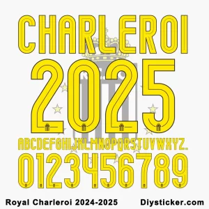 Royal Charleroi 2024-25 Font Download