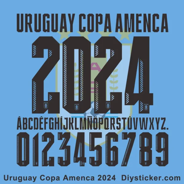 Uruguay Copa America 2024 Font