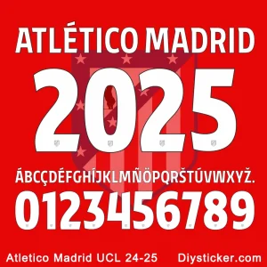 Atletico Madrid 2024-25 Font