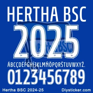 Hertha BSC 2024-2025 Font Download