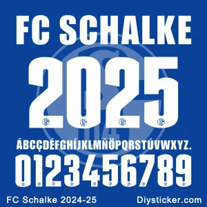 FC Schalke 2024-25 Font