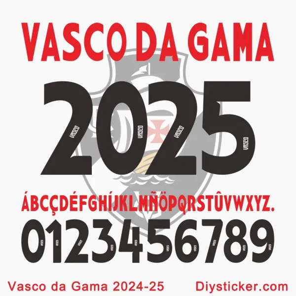 Vasco da Gama 2024-25 Font Download