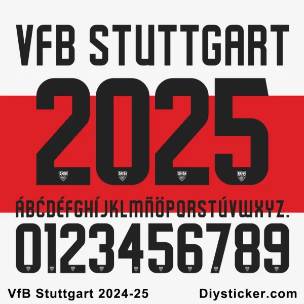 VfB Stuttgart 2024-25 Font