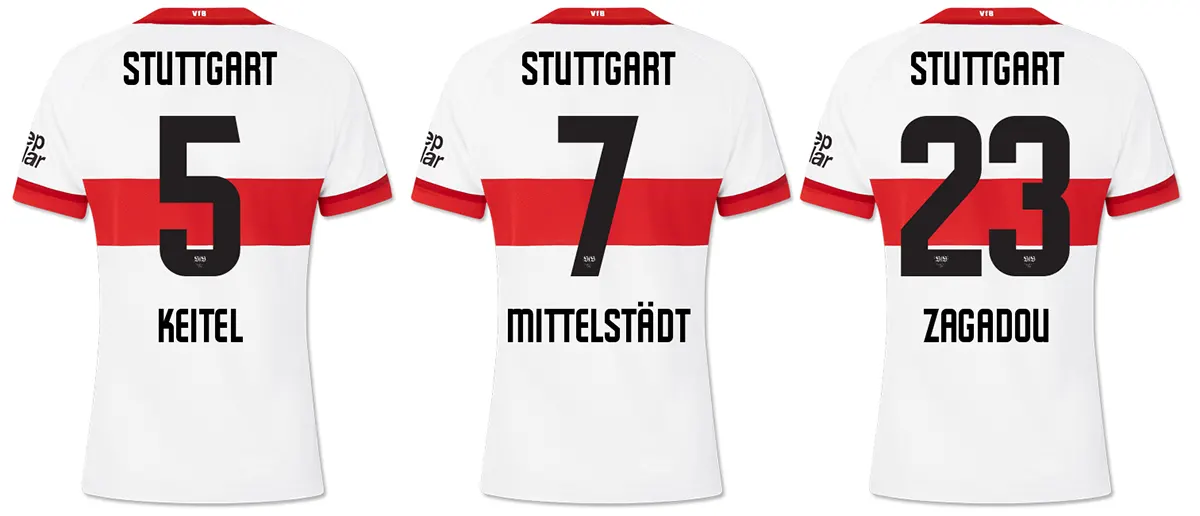 VfB Stuttgart 2024-25 Font Download – Iron-On Sticker