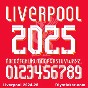 Liverpool 2024-25 Font Download.