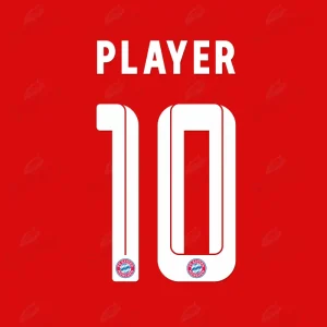 2021-23 Bayern Munich Nameset Custom Name Number Set Sticker