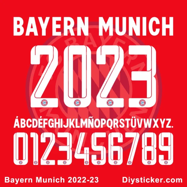 FC Bayern Munich 2023 Font