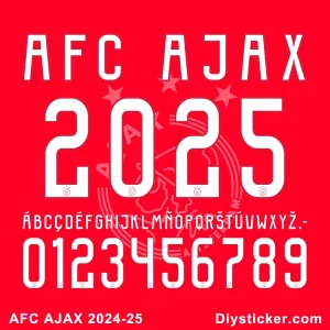 AFC Ajax 2024-25 Font Kit Download