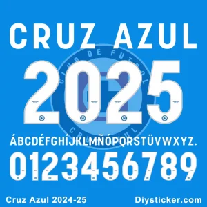 Cruz Azul 2024-25 Font Kit Download