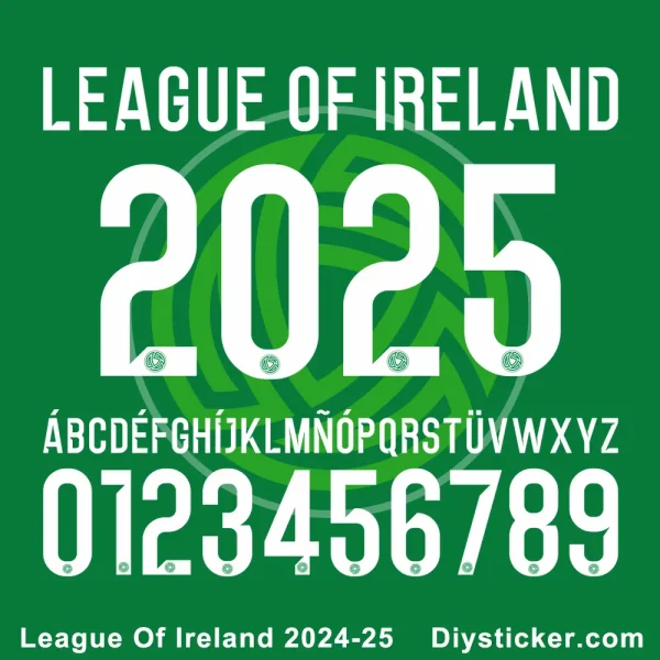 League of Ireland 2024-25 Font Kit Download